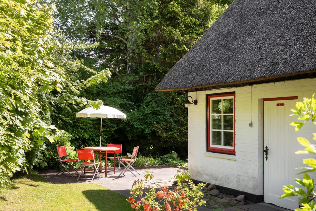 Reetdachhaus mit Nähe zur Ostsee, Außensauna, Spielplatz&großem Garten Manhagen Exterior foto